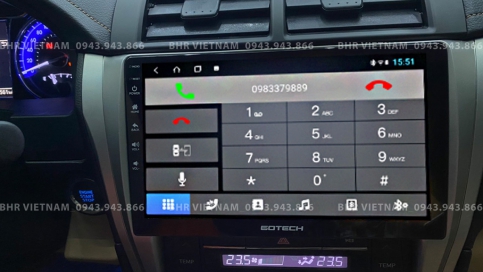 Màn hình DVD Android xe Toyota Camry 2015 - 2018 | Gotech GT8 Max